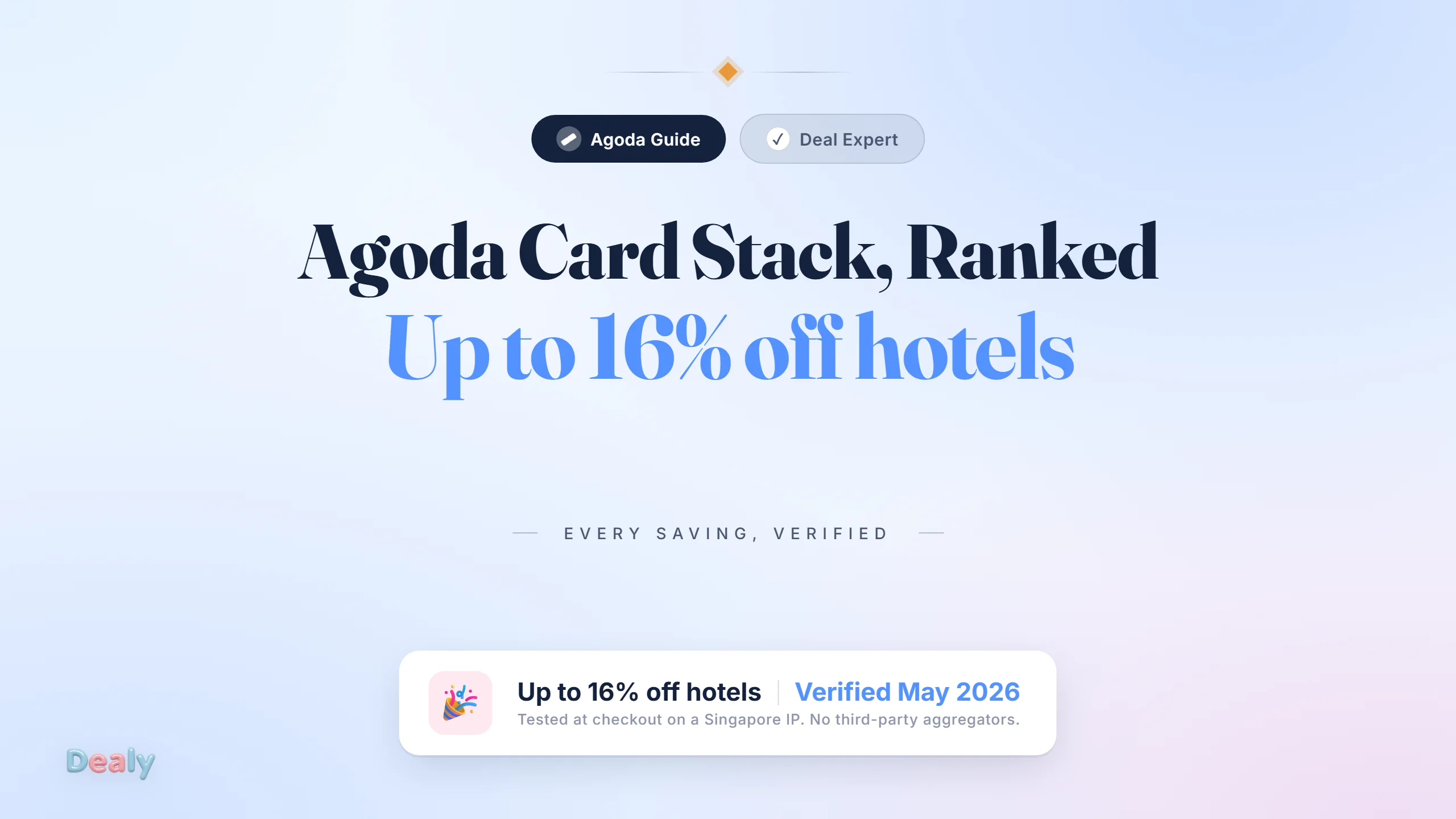 agoda credit card discount singapore guide