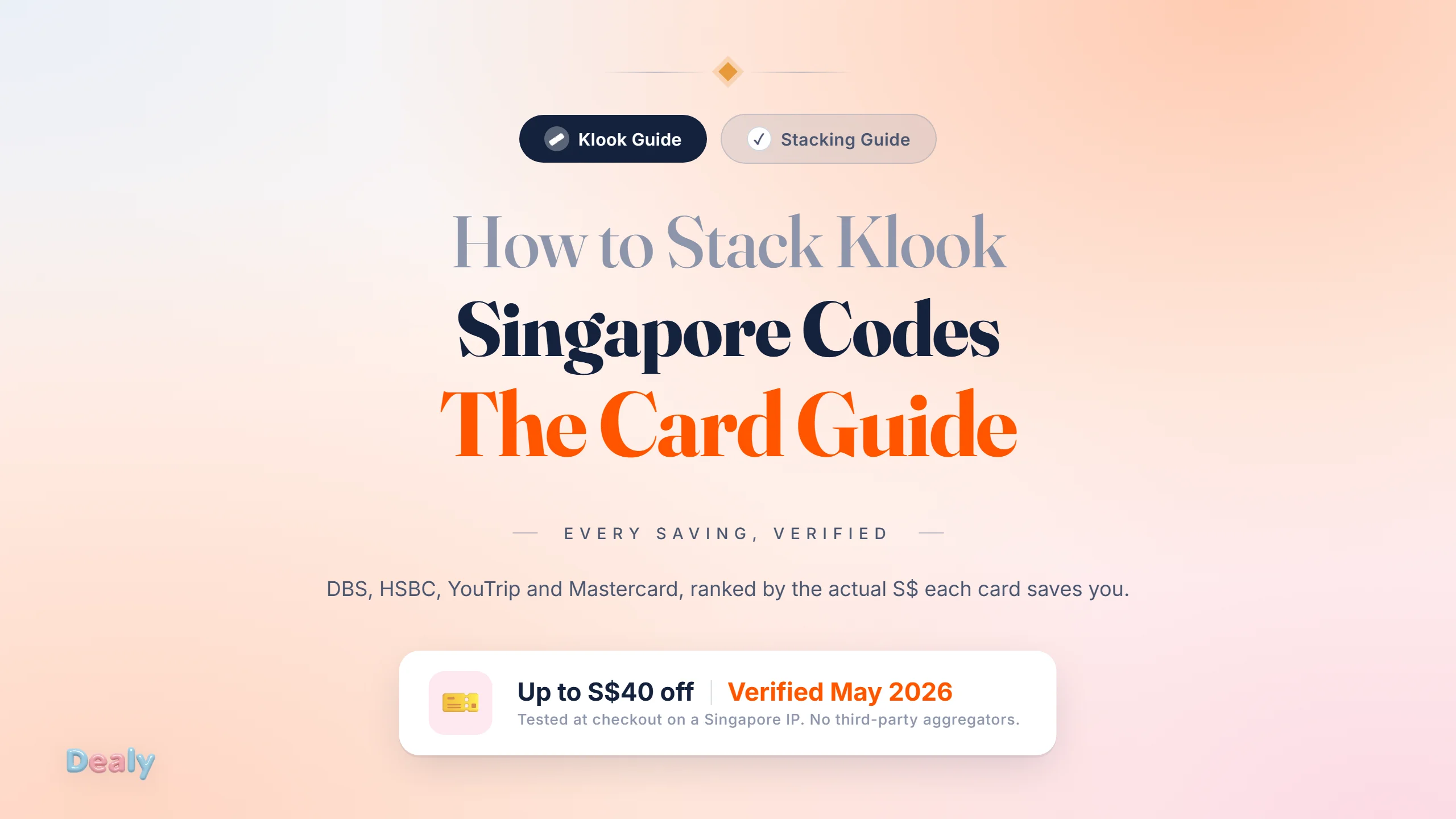 how to stack klook promo code in singapore