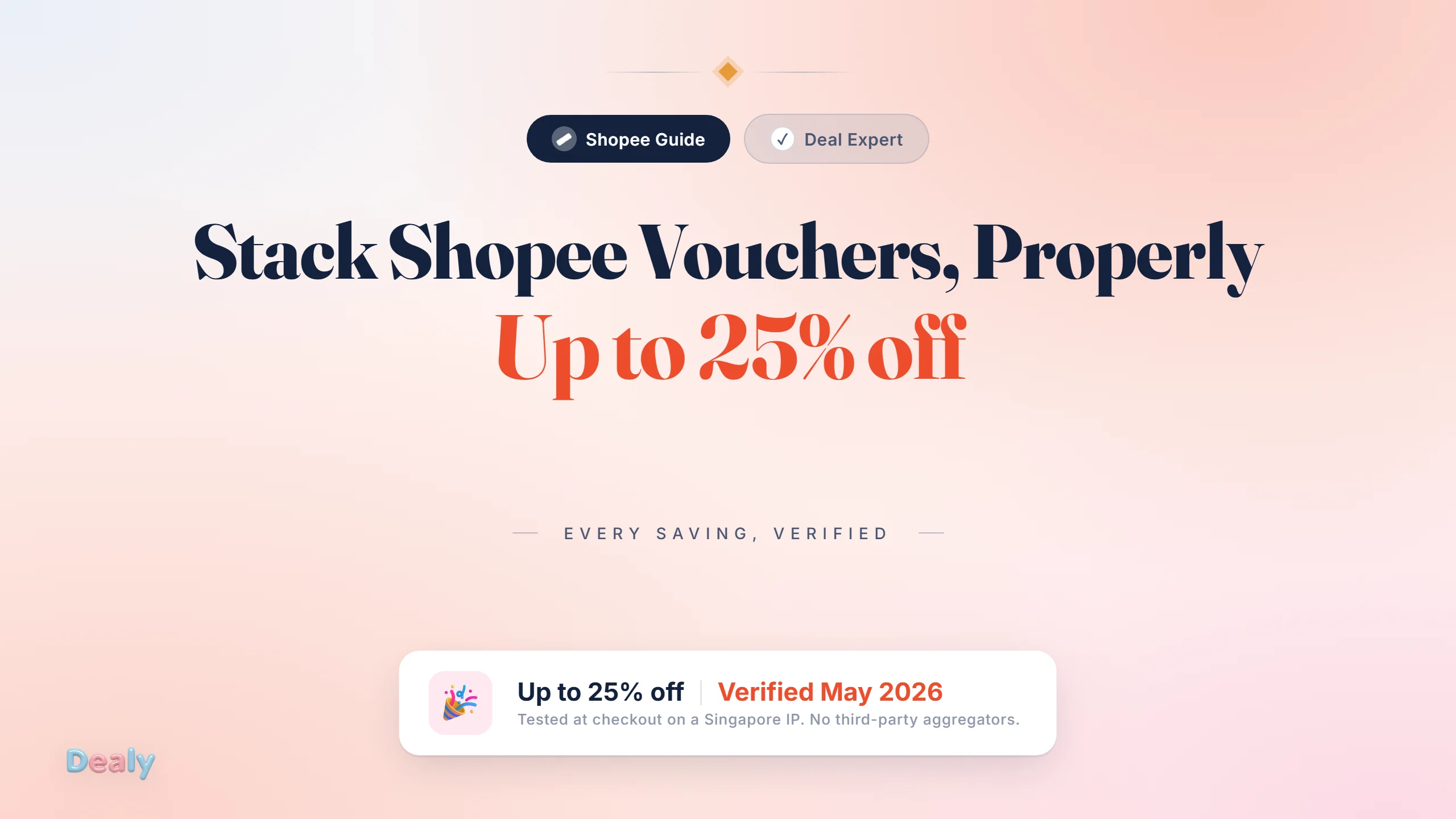 How to Stack Shopee Vouchers in Singapore Without Losing the Discount